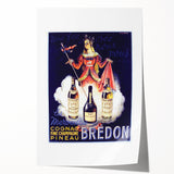 Vintage Brédon Cognac Poster - Classic French Advertising Art