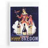Vintage Brédon Cognac Poster - Classic French Advertising Art