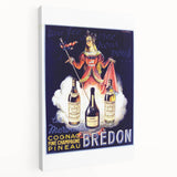 Vintage Brédon Cognac Poster - Classic French Advertising Art
