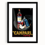 Vintage Campari Bitter Poster - Classic Italian Advertising Art