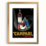 Vintage Campari Bitter Poster - Classic Italian Advertising Art