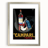 Vintage Campari Bitter Poster - Classic Italian Advertising Art