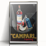 Vintage Campari Bitter Poster - Classic Italian Advertising Art