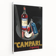 Vintage Campari Bitter Poster - Classic Italian Advertising Art