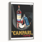 Vintage Campari Bitter Poster - Classic Italian Advertising Art