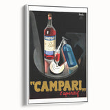 Vintage Campari Bitter Poster - Classic Italian Advertising Art