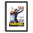 Vintage Campari Bitter Poster - Classic Italian Advertising Art