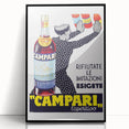 Vintage Campari Bitter Poster - Classic Italian Advertising Art