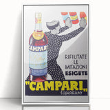 Vintage Campari Bitter Poster - Classic Italian Advertising Art