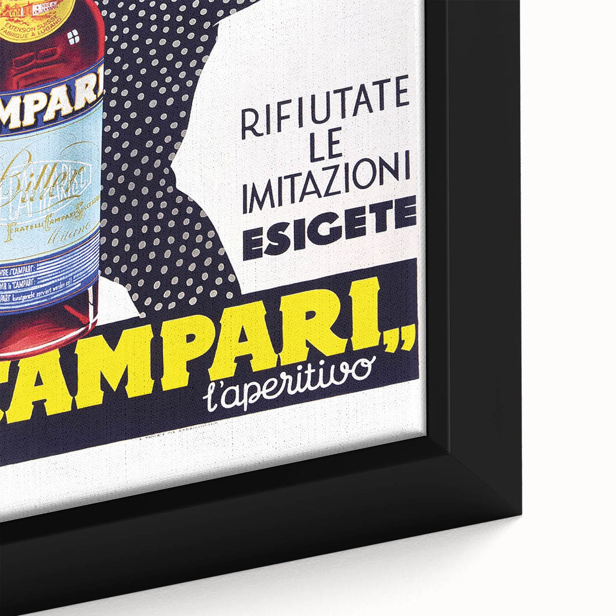 Vintage Campari Bitter Poster - Classic Italian Advertising Art