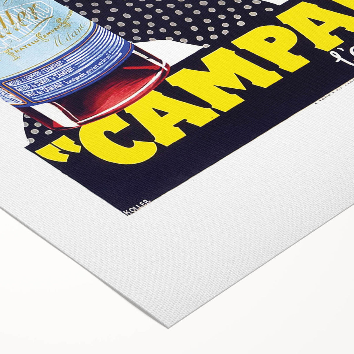 Vintage Campari Bitter Poster - Classic Italian Advertising Art