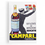 Vintage Campari Bitter Poster - Classic Italian Advertising Art
