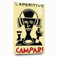 Vintage Campari "L'Aperitivo" Poster - Classic Italian Art by Depero