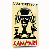 Vintage Campari "L'Aperitivo" Poster - Classic Italian Art by Depero