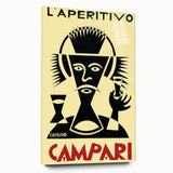 Vintage Campari "L'Aperitivo" Poster - Classic Italian Art by Depero