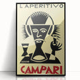 Vintage Campari "L'Aperitivo" Poster - Classic Italian Art by Depero