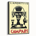 Vintage Campari "L'Aperitivo" Poster - Classic Italian Art by Depero