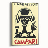 Vintage Campari "L'Aperitivo" Poster - Classic Italian Art by Depero