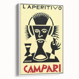 Vintage Campari "L'Aperitivo" Poster - Classic Italian Art by Depero