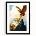 Vintage Advertising Poster - Campari Eagle Retro Wall Art