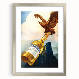 Vintage Advertising Poster - Campari Eagle Retro Wall Art