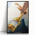 Vintage Advertising Poster - Campari Eagle Retro Wall Art