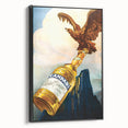Vintage Advertising Poster - Campari Eagle Retro Wall Art
