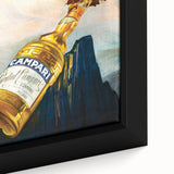 Vintage Advertising Poster - Campari Eagle Retro Wall Art