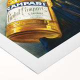 Vintage Advertising Poster - Campari Eagle Retro Wall Art