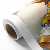 Vintage Advertising Poster - Campari Eagle Retro Wall Art