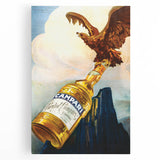 Vintage Advertising Poster - Campari Eagle Retro Wall Art