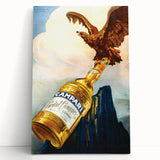 Vintage Advertising Poster - Campari Eagle Retro Wall Art