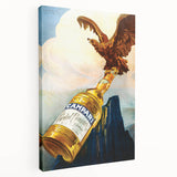 Vintage Advertising Poster - Campari Eagle Retro Wall Art