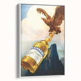 Vintage Advertising Poster - Campari Eagle Retro Wall Art
