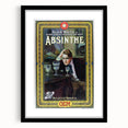 Absinthe Glen White Poster – Vintage Advertising Wall Art