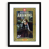 Absinthe Glen White Poster – Vintage Advertising Wall Art