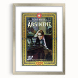 Absinthe Glen White Poster – Vintage Advertising Wall Art