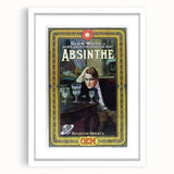 Absinthe Glen White Poster – Vintage Advertising Wall Art