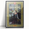 Absinthe Glen White Poster – Vintage Advertising Wall Art