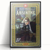 Absinthe Glen White Poster – Vintage Advertising Wall Art