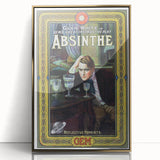 Absinthe Glen White Poster – Vintage Advertising Wall Art