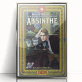 Absinthe Glen White Poster – Vintage Advertising Wall Art