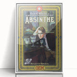 Absinthe Glen White Poster – Vintage Advertising Wall Art