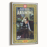 Absinthe Glen White Poster – Vintage Advertising Wall Art