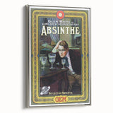 Absinthe Glen White Poster – Vintage Advertising Wall Art