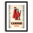 Vintage Campari Soda Poster - Classic Italian Advertising Art