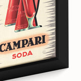 Vintage Campari Soda Poster - Classic Italian Advertising Art