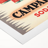 Vintage Campari Soda Poster - Classic Italian Advertising Art