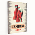 Vintage Campari Soda Poster - Classic Italian Advertising Art