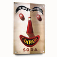 Vintage Campari Soda Poster - Classic Italian Advertising Art